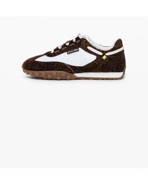 Desigual Combined Leather Trainer - Black