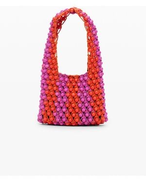 Desigual Kleine Perlenhandtasche - Rot