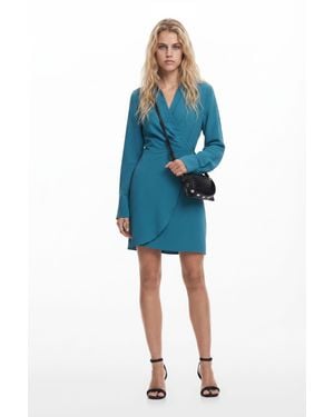 Desigual Shirt Dress - Blue