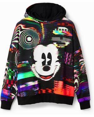 Desigual Oversize Mickey Mouse Sweatshirt - Black