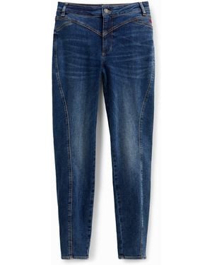 Desigual Push-Up Skinny Jeans - Blue