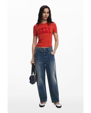 Desigual Vaqueros Boyfriend - Azul