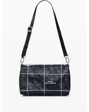 Desigual Medium Shiny Crossbody Bag - Black