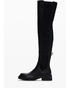 Desigual High Chelsea Boot Designed By M. Christian Lacroix - Black