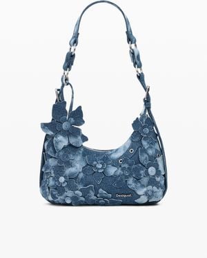Desigual Medium Denim Bag - Blue