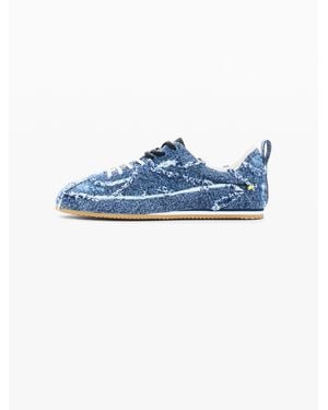 Desigual 100% Cotton Sneakers, Cotton - Blue