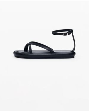 Desigual Ankle Strap Flat Sandal, Cow Leather - Blue