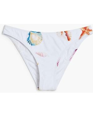 Desigual Seashell Bikini Bottoms - White