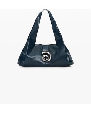 Desigual Bolso Zalio Piel Grande, Mujer, Cow Leather, Azul