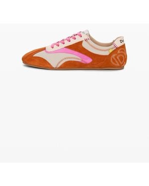 Desigual Two-Tone Sneaker - Orange