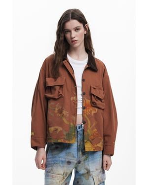 Desigual Chaqueta Trucker Collina Strada - Azul