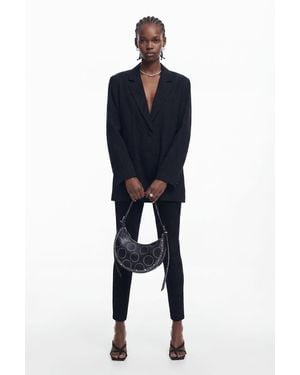 Desigual Slim Denim Pants - Black
