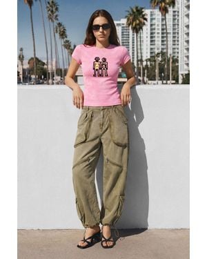 Desigual Cargo Trousers, Lyocell - Brown