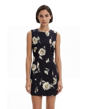 Desigual Floral Mini Dress - Black