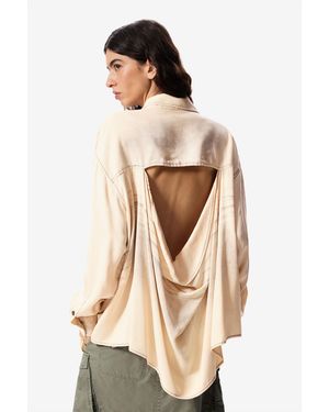 Desigual Long-Sleeved Shirt Masha Popova, Lyocell - Natural