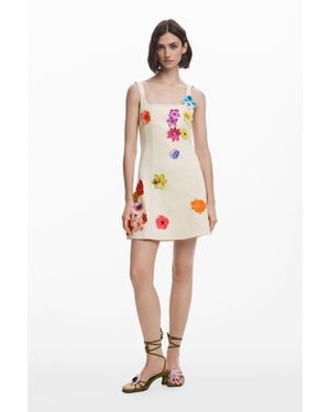 Desigual Tyler Mcgillivary Floral Panel Dress - Red