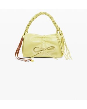 Desigual Small Shiny Bow Bag, Polyurethane - Metallic