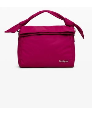 Desigual Multi-Handle Handbag, Polyamide - Pink