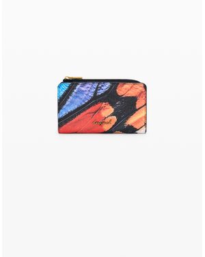 Desigual Butterfly Wallet, Polyurethane - Blue