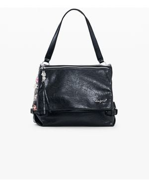 Desigual Medium Faux Leather Backpack, Polyurethane - Black