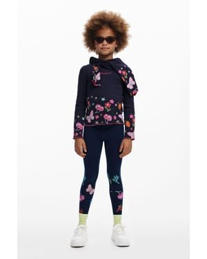 Desigual Butterfly Leggings - Blue