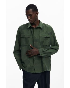 Desigual Camisa Táctica - Verde