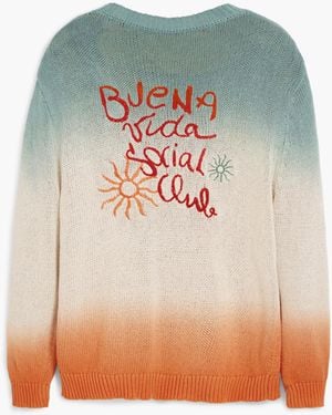 Desigual Buenavida Gradient Jumper, Cotton - Orange
