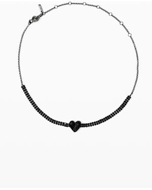 Desigual Small Heart Necklace Zalio - White