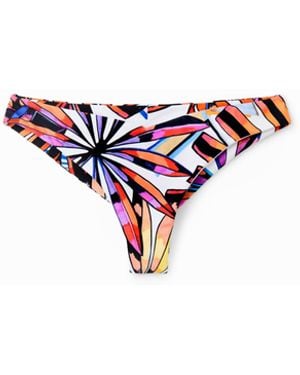 Desigual Tropical Bikini Bottoms - White
