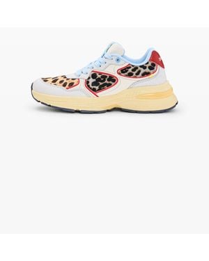 Desigual Leather Runner Sneakers - Multicolor