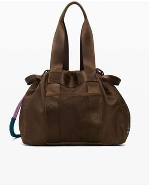 Desigual Large Nylon Shopper Bag, Polyamide - Brown