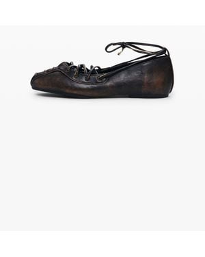 Desigual Flat Sneaker, Polyurethane - Black