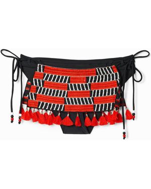 Desigual Stella Jean Bikini Bottoms - Red
