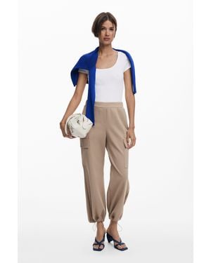 Desigual Cargo Jumpsuit - Blue