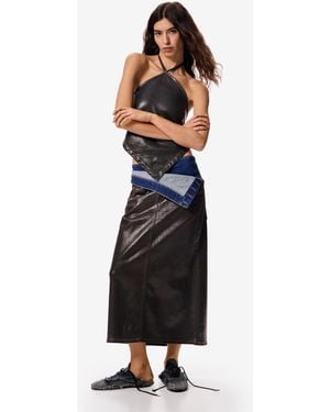 Desigual Midi Skirt Masha Popova, Cotton - Black