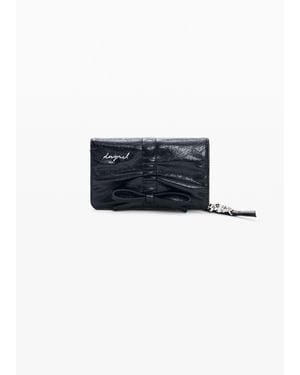Desigual Medium Wallet, Polyurethane - Black