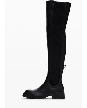 Desigual High Chelsea Boot Designed By M. Christian Lacroix - Black