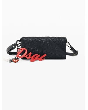Desigual Large Disney Wallet, Polyurethane - Black