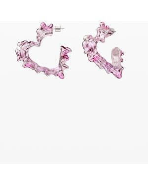 Desigual Heart Zalio Earrings - Pink