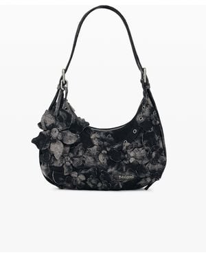 Desigual Small Printed Bag - Black