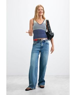 Desigual Balloon Jeans, Cotton - Blue
