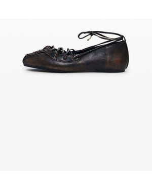 Desigual Flat Sneaker, Polyurethane - Black