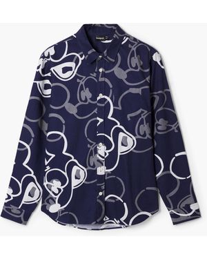 Desigual Mickey Shirt, Cotton - Blue