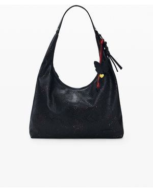 Desigual Medium Butterfly Cut-Out Bag, Polyurethane - Black