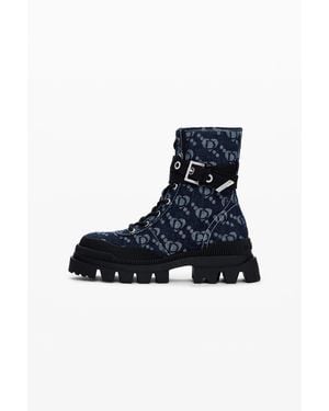 Desigual Denim Trucker Boot - Blue