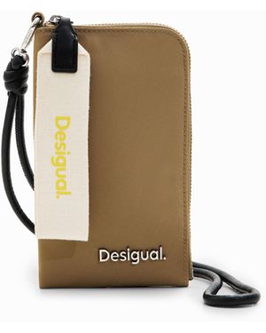 Desigual L Nylon Phone Pouch, Polyamide - Green
