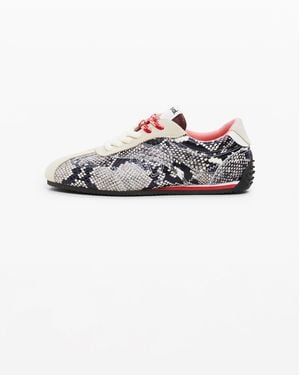 Desigual Zapatillas Estampado Serpiente - Blanco
