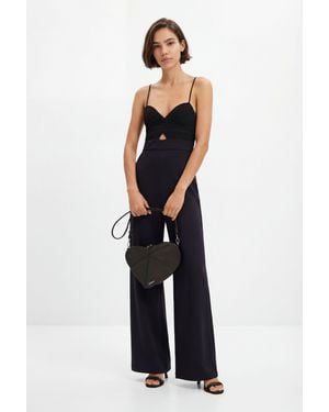 Desigual Crochet Jumpsuit - Black