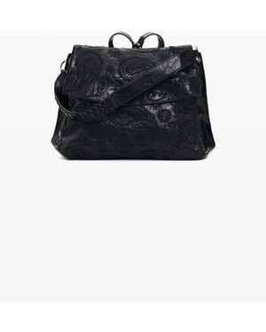 Desigual Medium Paisley Backpack, Polyurethane - Black