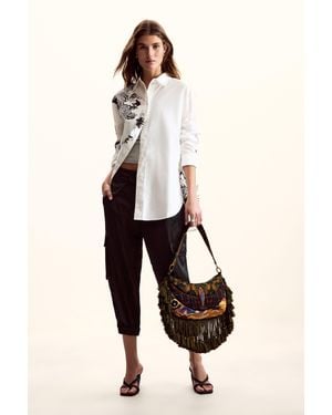 Desigual Orchid Shirt M. Christian Lacroix, Cotton - White